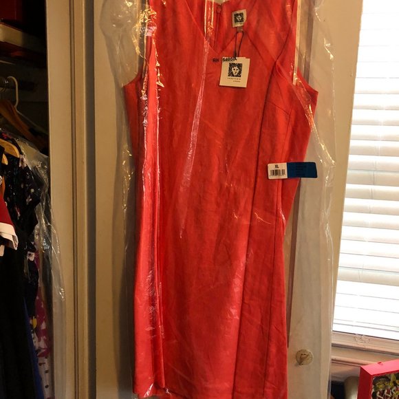 Anne Klein - Sleeveless Trapeze Dress - Picture 3 of 6